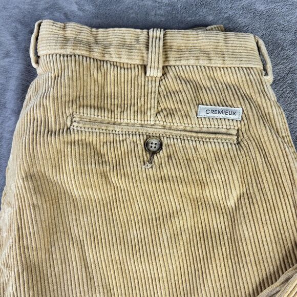 Daniel Cremieux Pants Mens 35x32 Corduroy Pleated Front Classic (32x32) Trousers - Picture 2 of 11